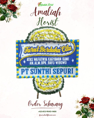 Papan Bunga Duka di Reteh
