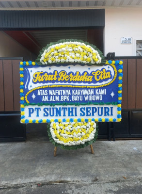 Papan Bunga Duka di Reteh